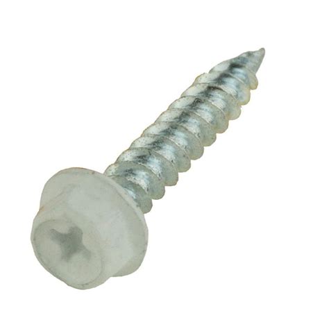 painted sheet metal screws|white stainless steel gutter screws.